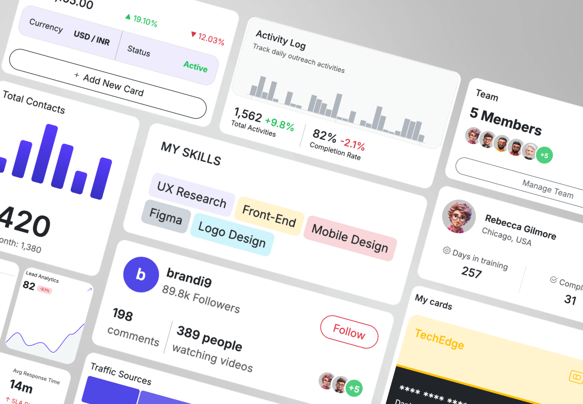 UI Components & Widgets